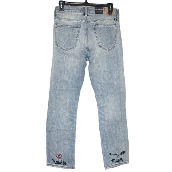 LUCKY Brand Trouble Maker Bridgette Crop High Rise Jeans - Picture 5 of 10